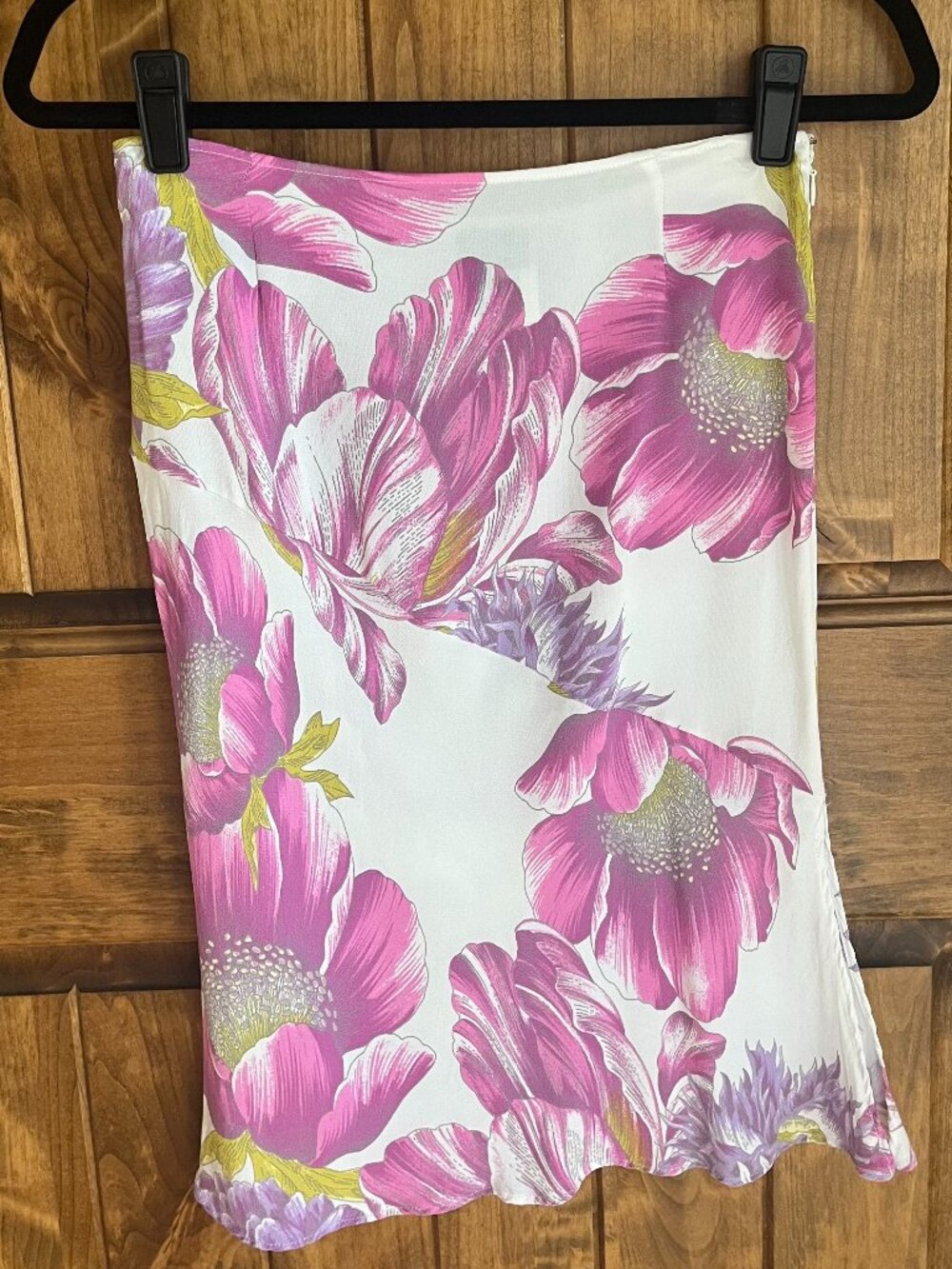 Flower print skirt